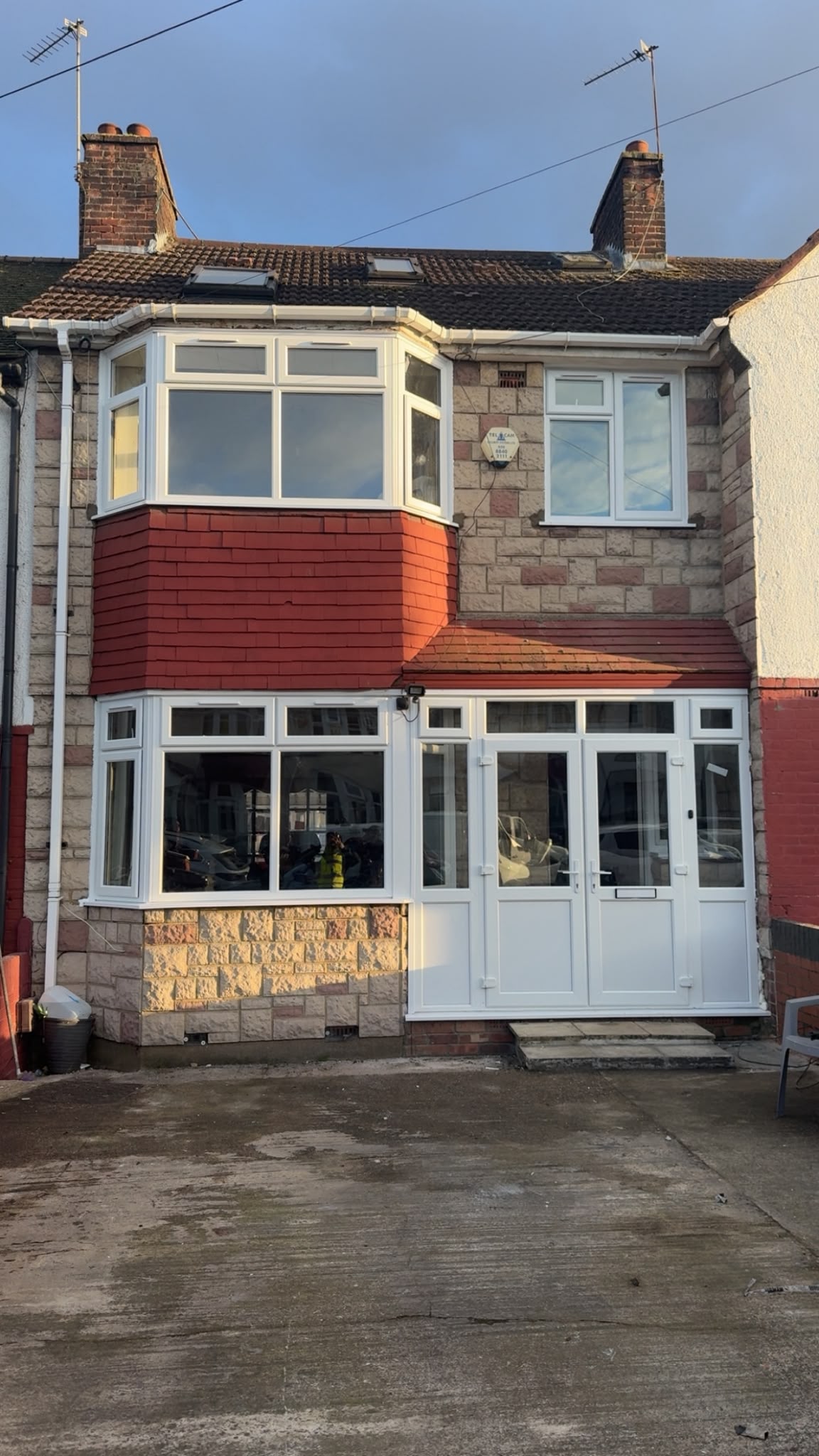Windows, uPVC French Door - Southall — after